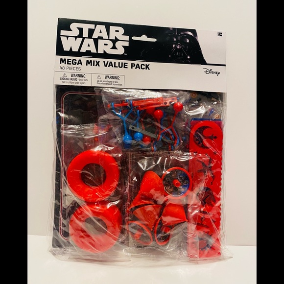 Disney Star Wars Mega Mix Value Pack Birthday Party Supply Favors 48pc New